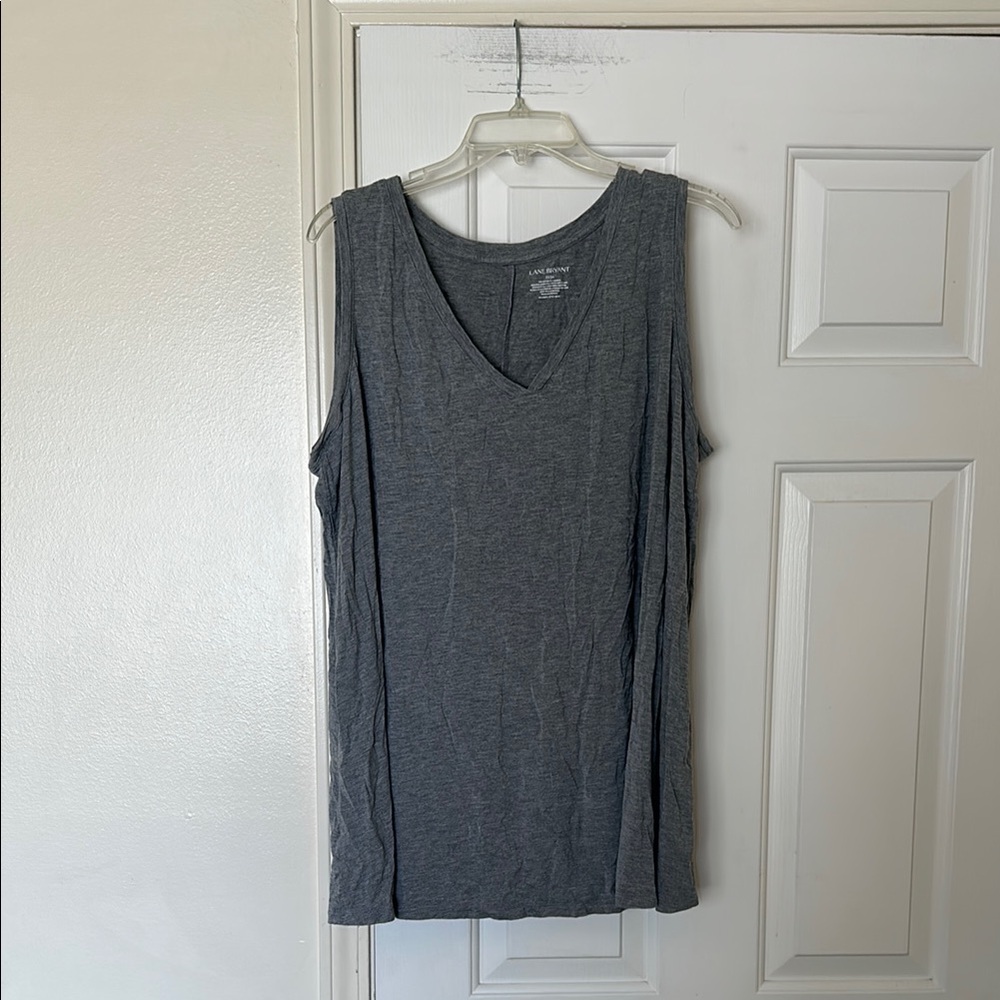 Lane Bryant Gray Swing Tank